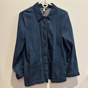 Eileen Fisher Denim Jacket with pockets